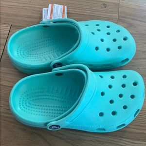Kids Crocs in Mint